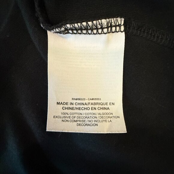 Women's M Nike Tank Top Black and White Split Logo Print Crew Neck - Picture 6 of 8